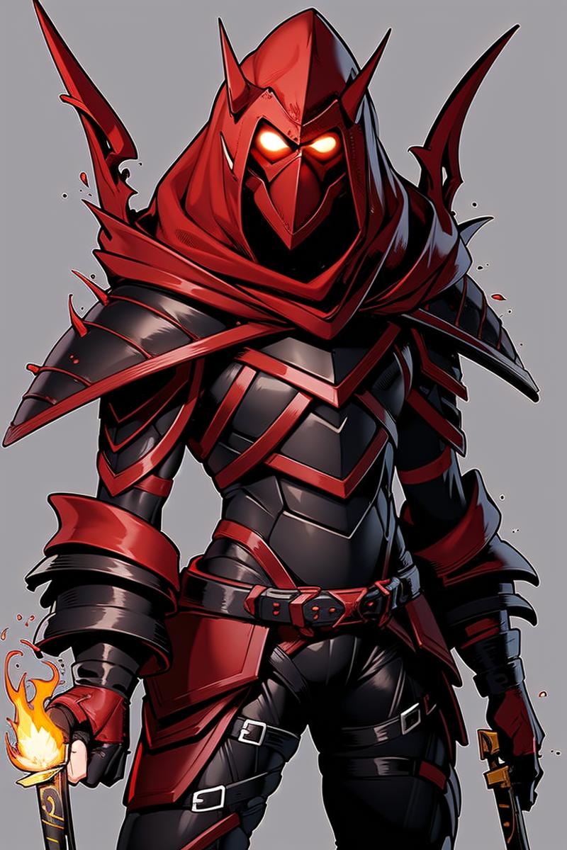 04580-2229046772-bloodfang, red and black armor, hood, demon, shoulder armor, gauntlets, gloves, holding a glowing daggers, masterpiece, best qua.png